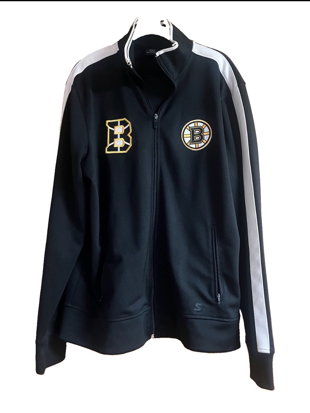 Vintage Boston Bruins Track Jacket Sz L Starter Great Condition 🔥
